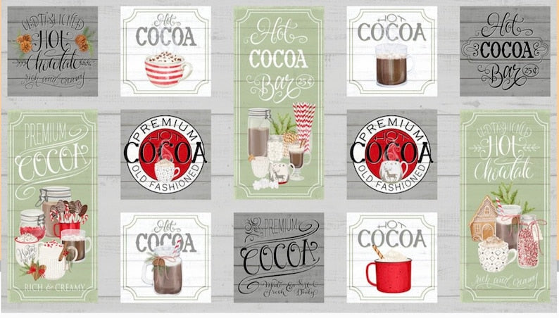 Panneau "Hot Cocoa Bar" de Wilmington Prints