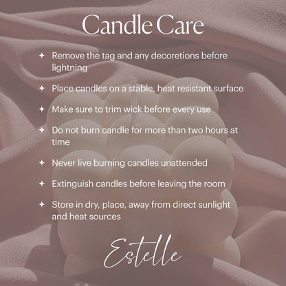 Bougie de soja Santorin : Pilier sculptural, décoration d'intérieur minimaliste