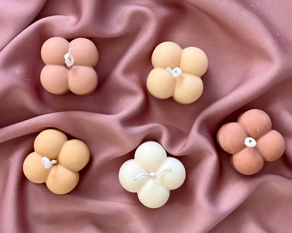 Ensemble de bougies bulle mini soja | Décoration d'intérieur non parfumée, faveurs de mariage