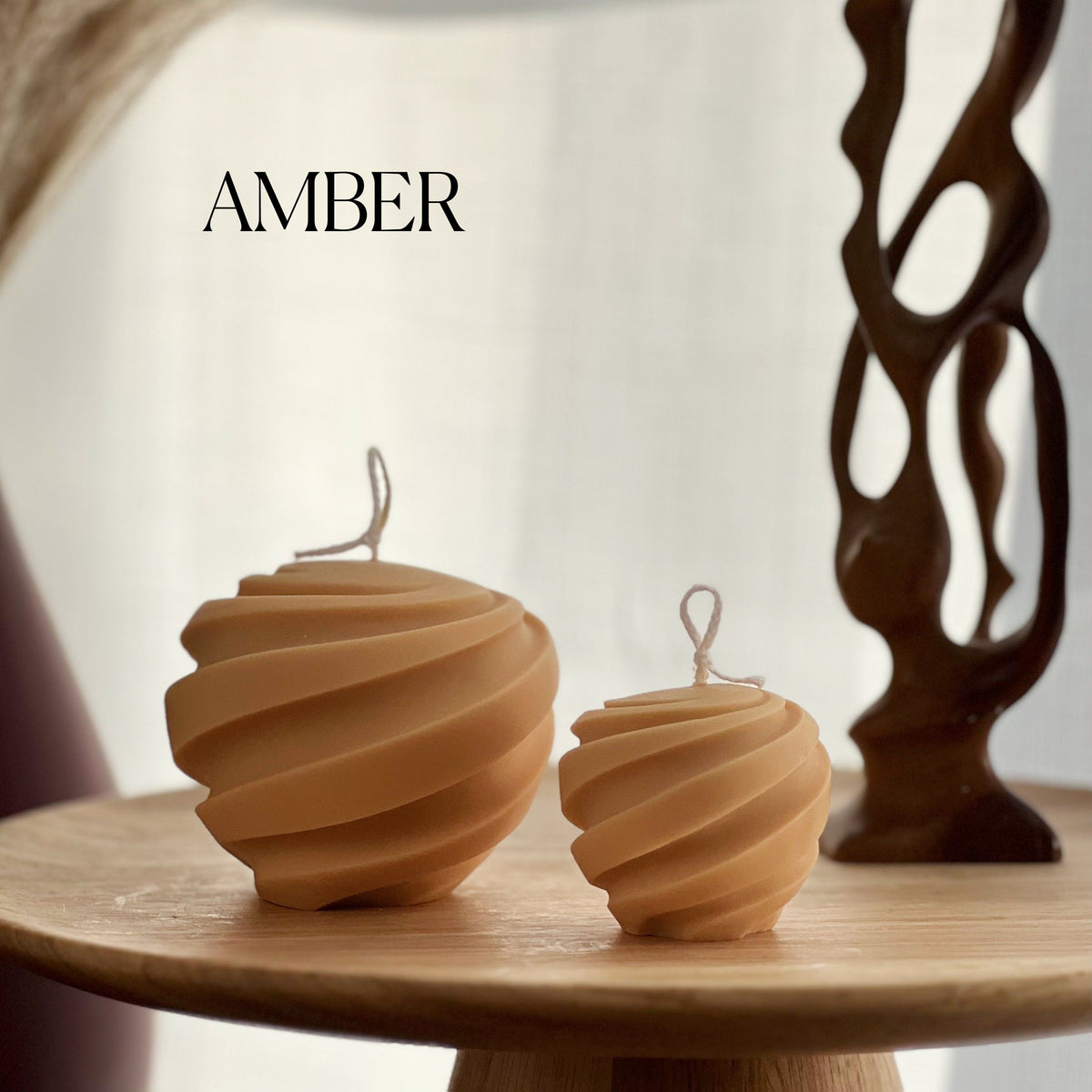 Bougies en cire de soja Swirl Ball | Décoration d'intérieur, Cadeau pour femme
