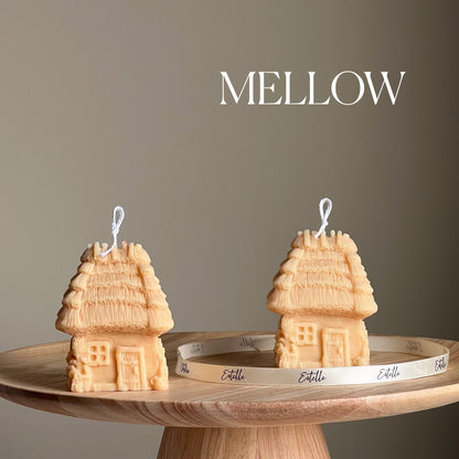 Bougie Maison Faite Main | Bougie Pilier Sculpturale en Cire de Soja