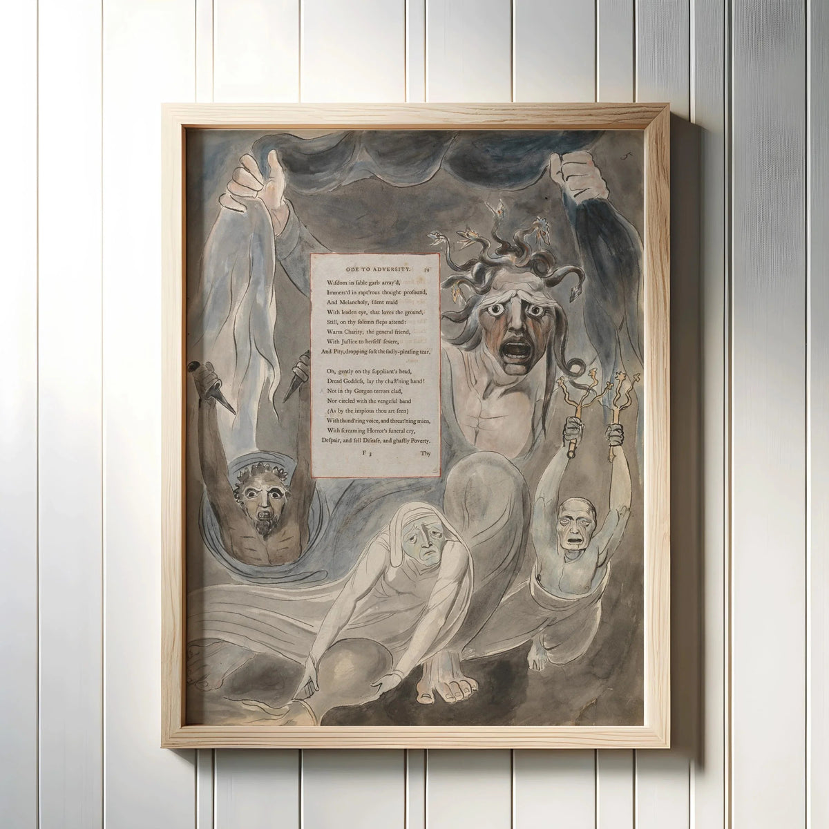 Dark Visions Wall Art: Mythical Spiritual Prints Set