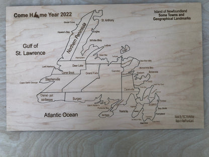 Newfoundland Map Puzzle