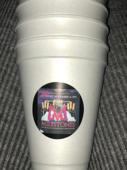 Custom Styrofoam Cups 20oz - Personalized Party Cups