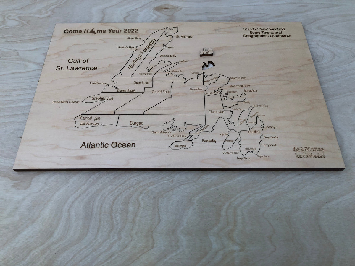 Newfoundland Map Puzzle