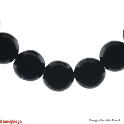 Shungite Bracelet Round - 10mm