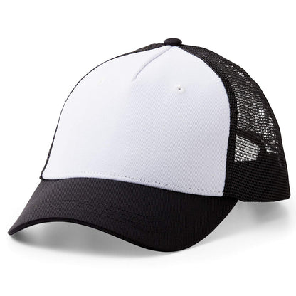 Casquettes noires en maille et grises personnalisées