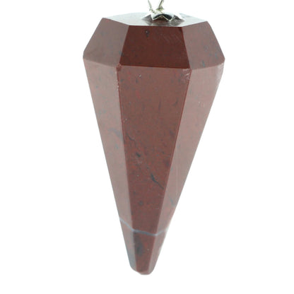 Red Jasper Pendulum 6 Facet & Bead - 3 Pack