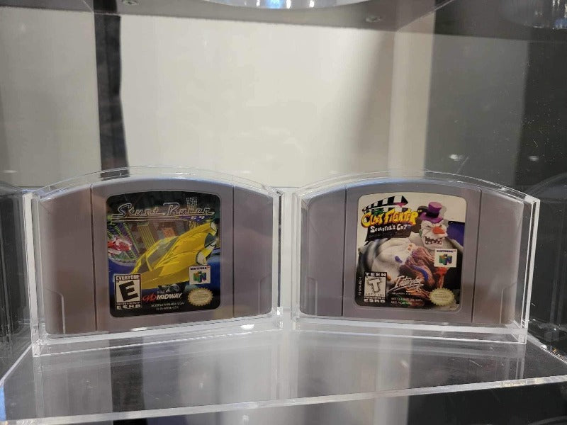 Acrylic Case for N64 Nintendo 64 Cartridge pack of 2