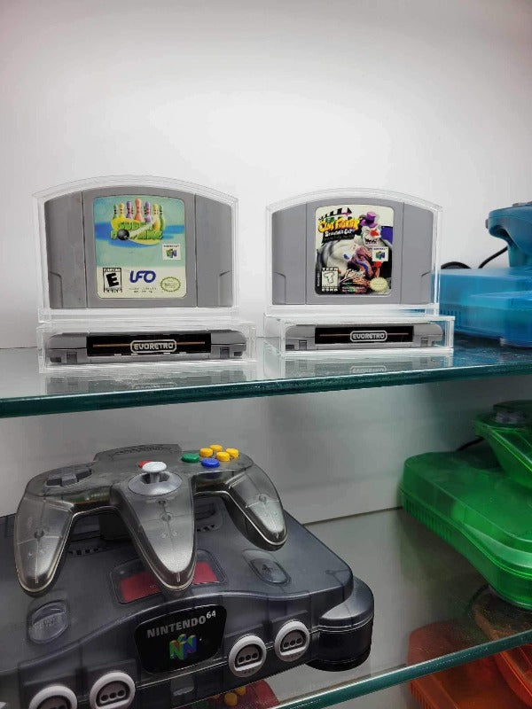 Acrylic Case for N64 Nintendo 64 Cartridge pack of 2