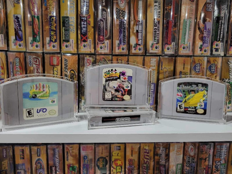 Acrylic Case for N64 Nintendo 64 Cartridge pack of 2