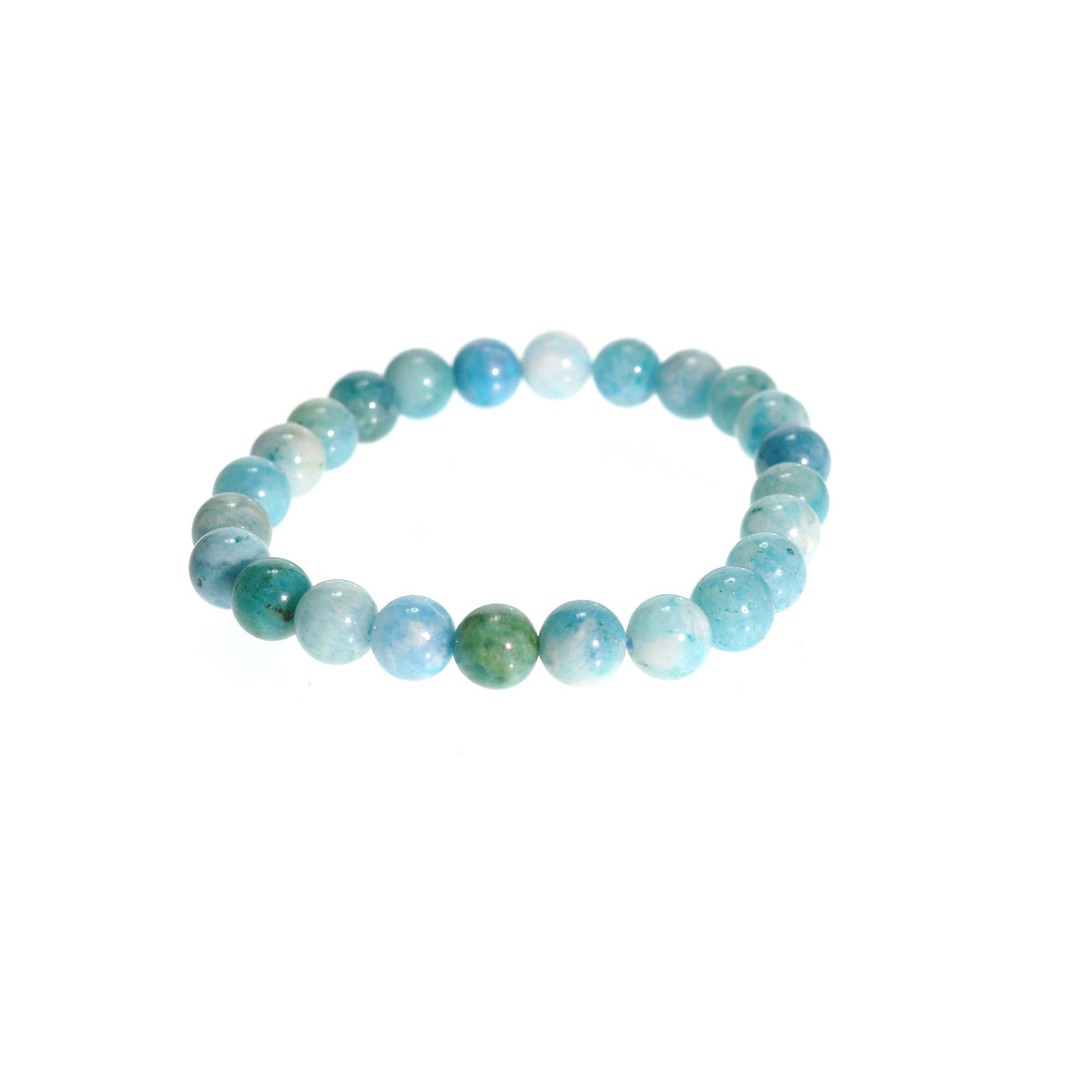 Hemimorphite Round Bracelet - 8mm