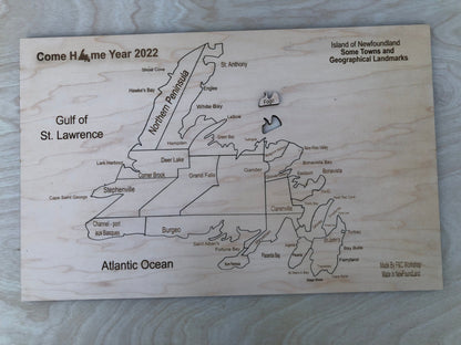 Newfoundland Map Puzzle