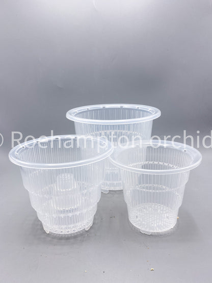 Pots ultra-aérés transparents