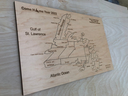 Newfoundland Map Puzzle