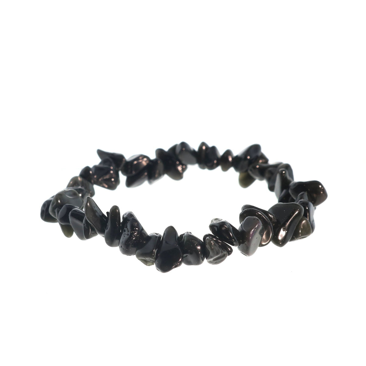 Obsidian Bead Bracelet