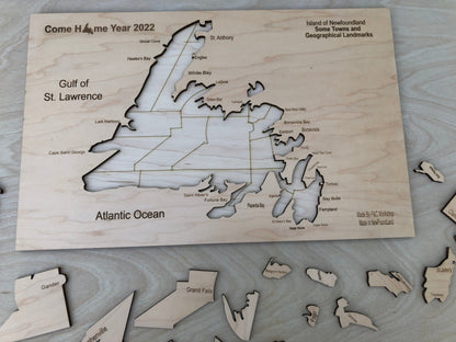 Newfoundland Map Puzzle