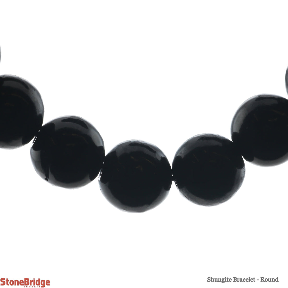 Shungite Bracelet Round - 12mm