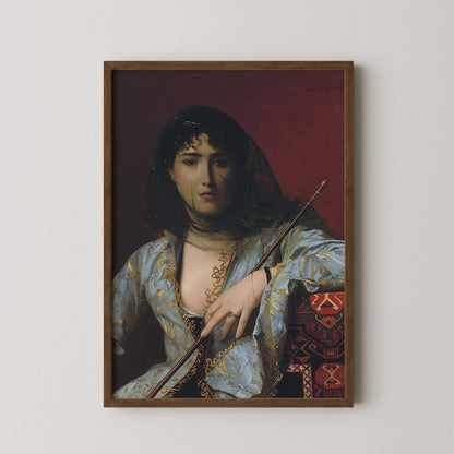 Jean-Léon Gérôme - Veiled Circassian Beauty | Orientalist Art (available handframed or unframed)