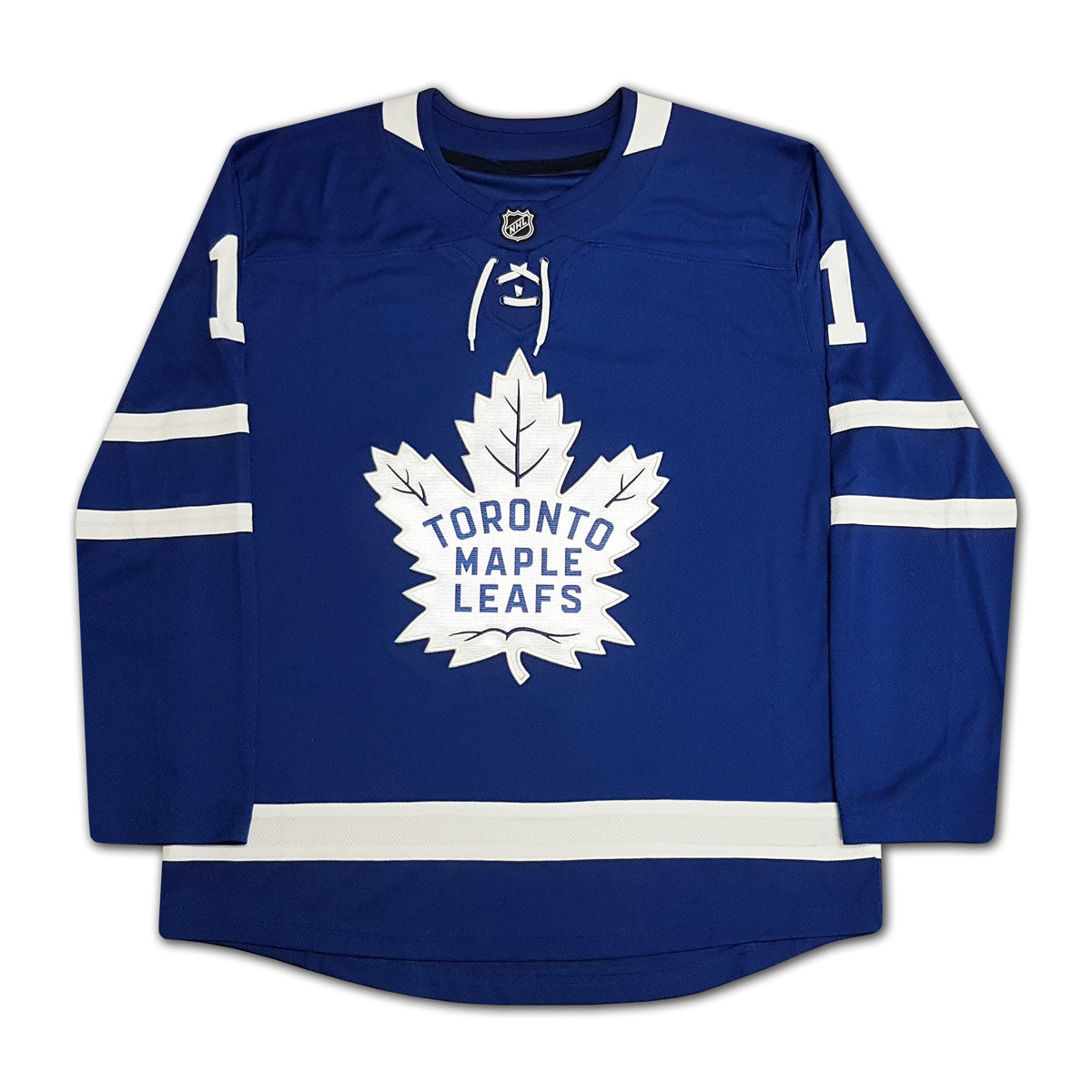 Johnny Bower Autographed Toronto Maple Leafs Blue Jersey
