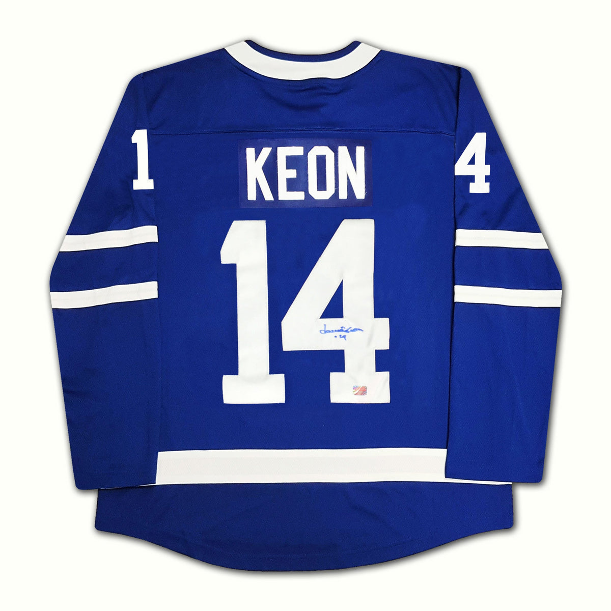 Dave Keon Autographed Toronto Maple Leafs Blue Jersey