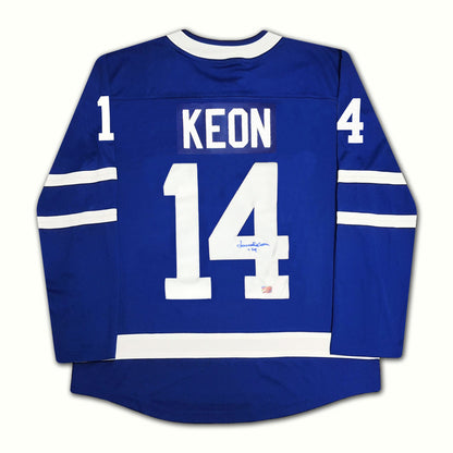 Dave Keon Autographed Toronto Maple Leafs Blue Jersey