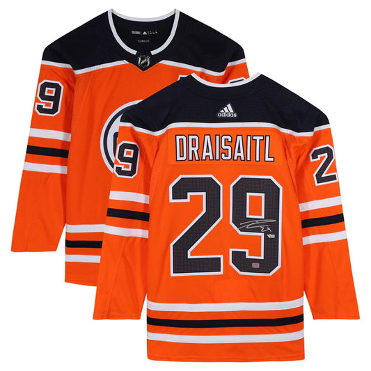 Leon Draisaitl Autographed Edmonton Oilers Orange Jersey