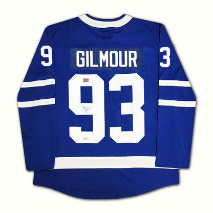 Doug Gilmour Autographed Toronto Maple Leafs Blue Jersey