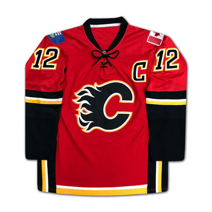 Jarome Iginla Signed Calgary Flames Red Jersey HHOF 2020