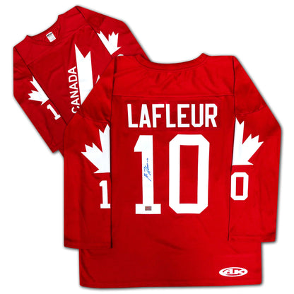Guy Lafleur Autographed Team Canada 1976 Red Jersey