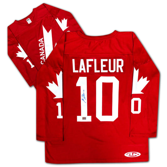 Guy Lafleur Autographed Team Canada 1976 Red Jersey