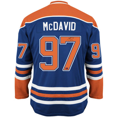Connor McDavid Autographed Edmonton Oilers Blue Jersey