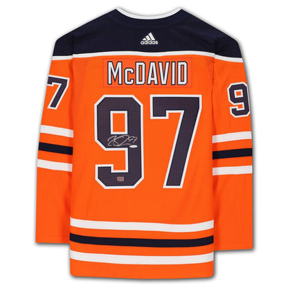 Connor McDavid Autographed Edmonton Oilers Orange Jersey