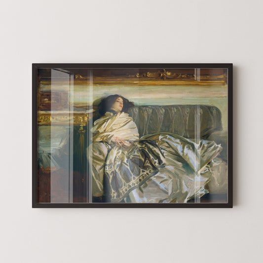 John Singer Sargent - NONCHALOIR | Famous Art (available handframed or unframed)