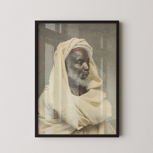 Josep Tapir√≥ Bar√≥ - Moorish Elder | Famous Orientalist Art (available handframed or unframed)