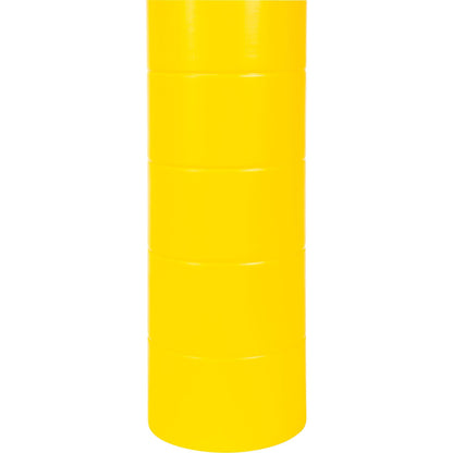 Polyethylene Bollard Cover, 6-5/8" Dia. x 60" L, Red/Yellow