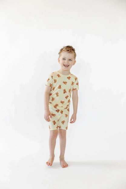 Kids Teddy Bear Pajama Shorts