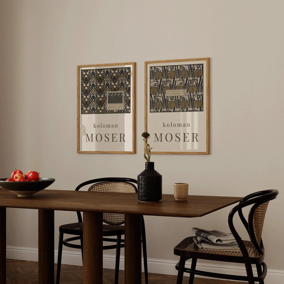 Koloman Moser STATEMENT DUO Prints |  | Iconic Art Famous Painting available framed