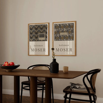 Koloman Moser STATEMENT DUO Prints |  | Iconic Art Famous Painting available framed