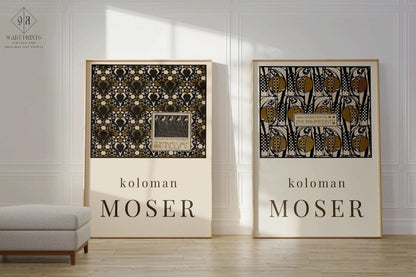 Koloman Moser STATEMENT DUO Prints |  | Iconic Art Famous Painting available framed