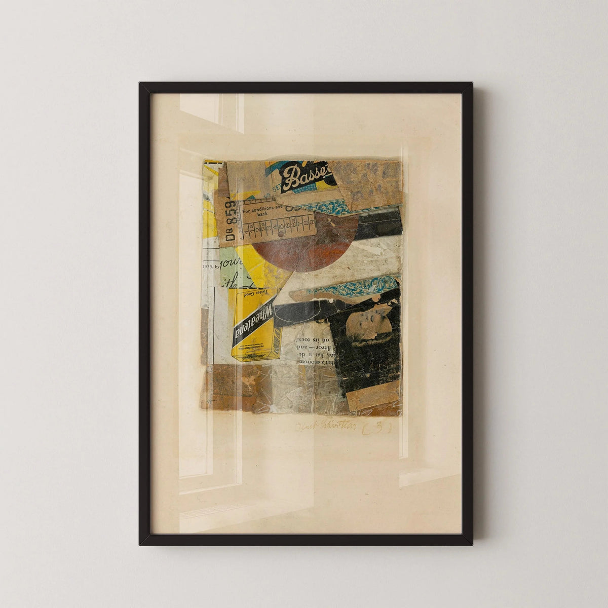Kurt Schwitters C 31 Giclee Print: Dadaist Collage Art