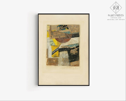 Kurt Schwitters C 31 Giclee Print: Dadaist Collage Art