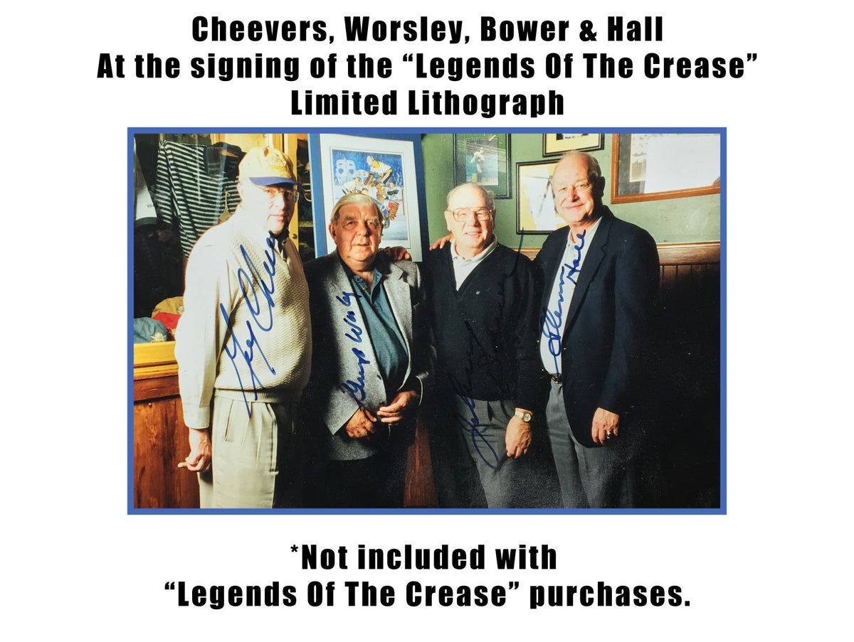Legends of the Crease Signed Lithograph Framed (16x14)