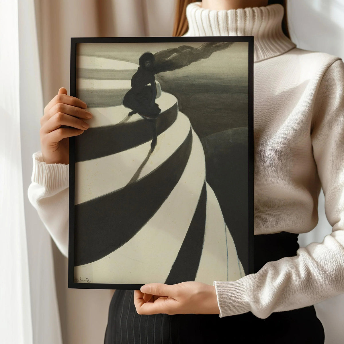 Léon Spilliaert "Vertigo" Impression d'Art : Décoration Murale Symboliste Dark Academia