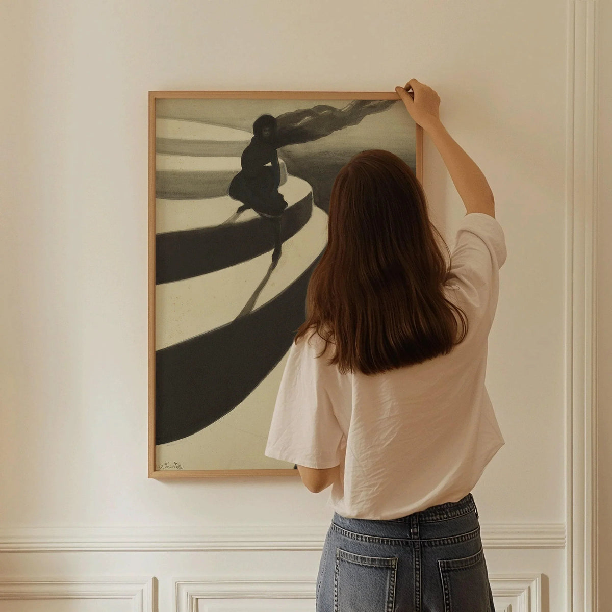 Léon Spilliaert "Vertigo" Impression d'Art : Décoration Murale Symboliste Dark Academia