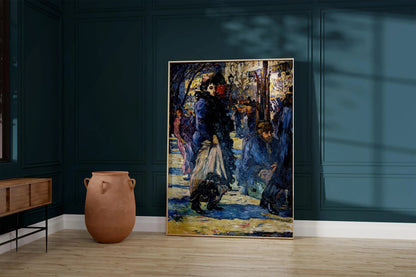 Estampe d'art fauviste de Louis Valtat : Sur Le Boulevard, Giclée d'art