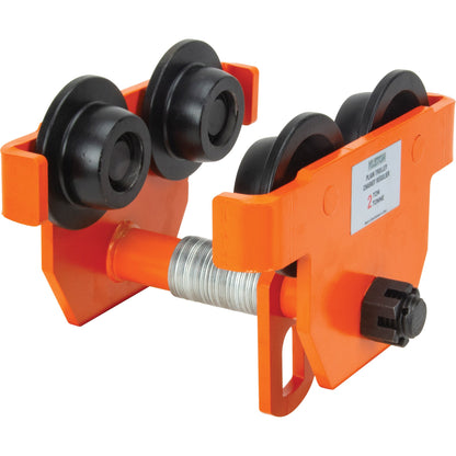 Adjustable Trolley with Safety Plates, 10000 lbs. (5 tons)