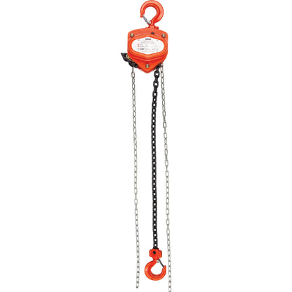 Chain Hoist, 10' Lift, 6000 lbs. (3 tons) Capacity, Alloy Steel Chain