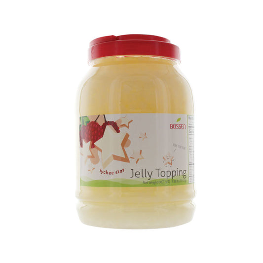 Lychee Star Jelly | Coconut Jelly | Multi-Use | Bubble Tea Topping | Ice Cream Topping | Foodservice Canada | Ships Free Within Canada on Orders Above CAD $199