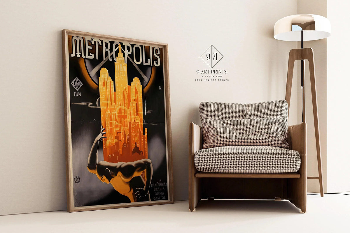 Metropolis (1927) | Vintage Movie Poster (available handframed or unframed)